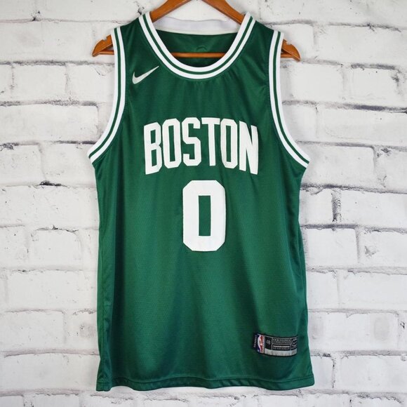 Boston Celtics Tatum Swingman Nike Connect Green Jersey - Picture 1 of 8